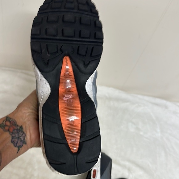 Nike Air Max Black and Orange Athletic Shoes
